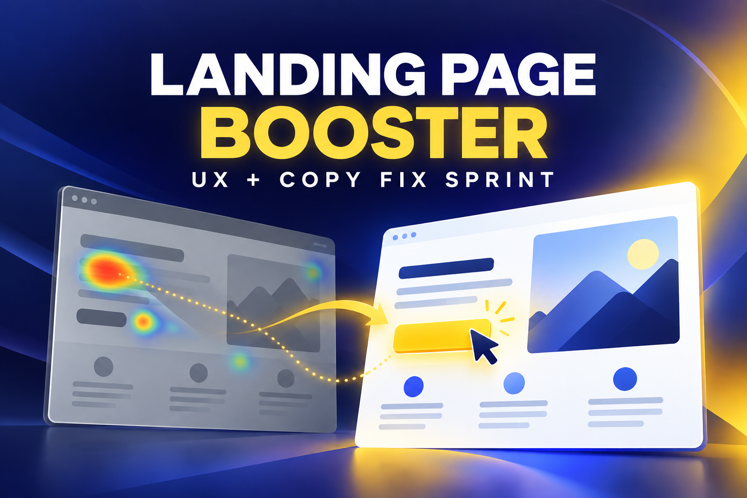 Landing Page Conversion Booster – UX & Copy Fix Sprint