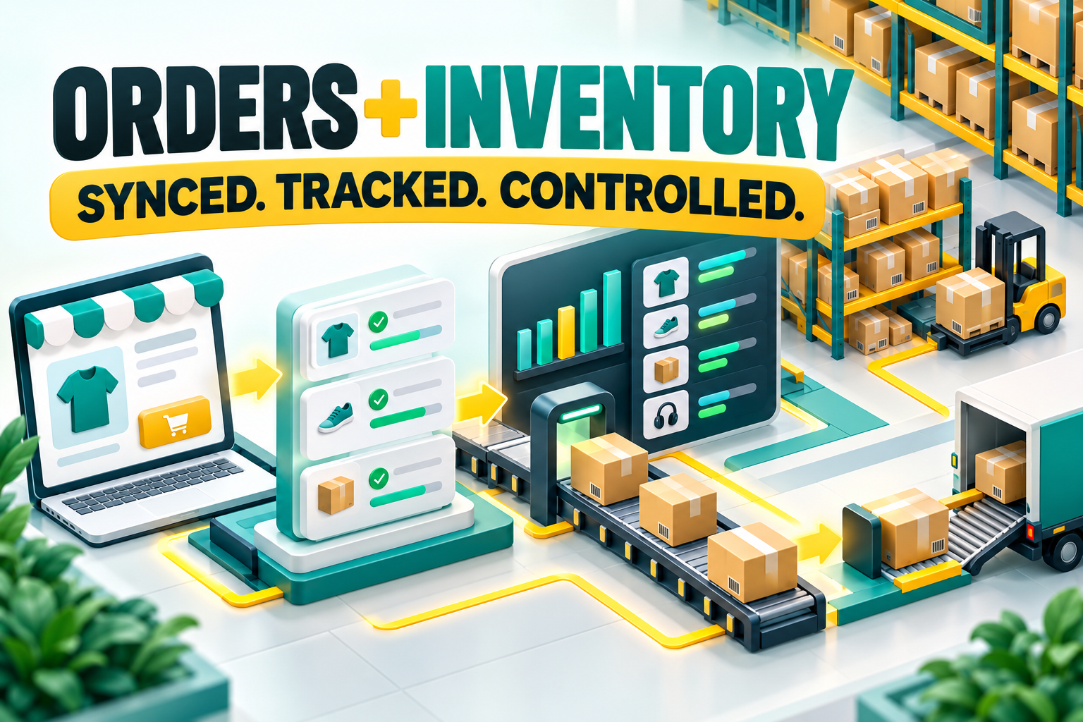 Ecommerce Order and Inventory Management Support for Online Stores