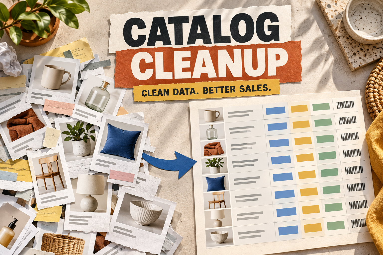 Product Catalog Cleanup and Data Standardization for Ecommerce (CSV and Excel)
