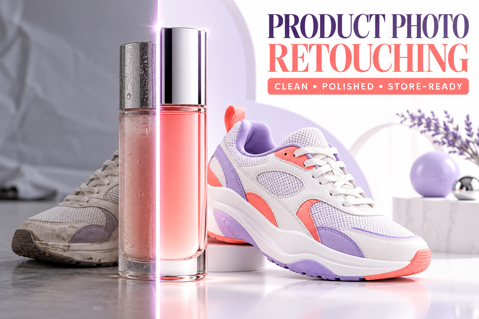 Product Photo Background Removal and Retouching for Ecommerce