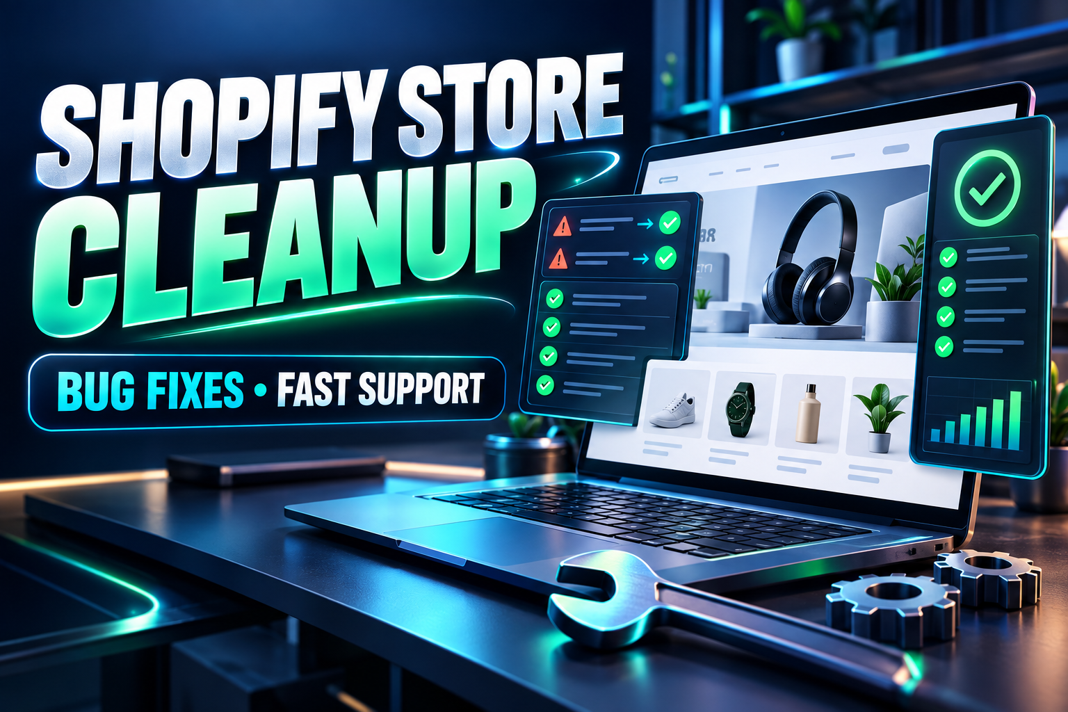 Shopify Store Cleanup and Bug Fixes: Fast, Reliable Technical Support