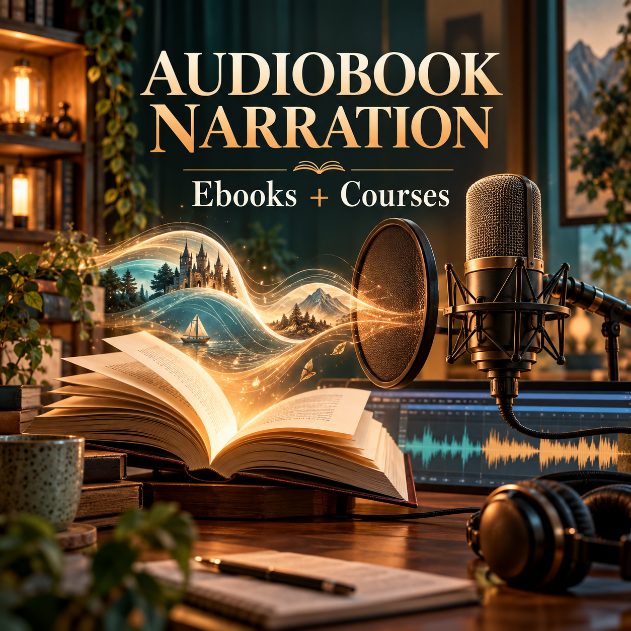 Audiobook and Long-Form Narration: Clear English Reading for Ebooks and Courses