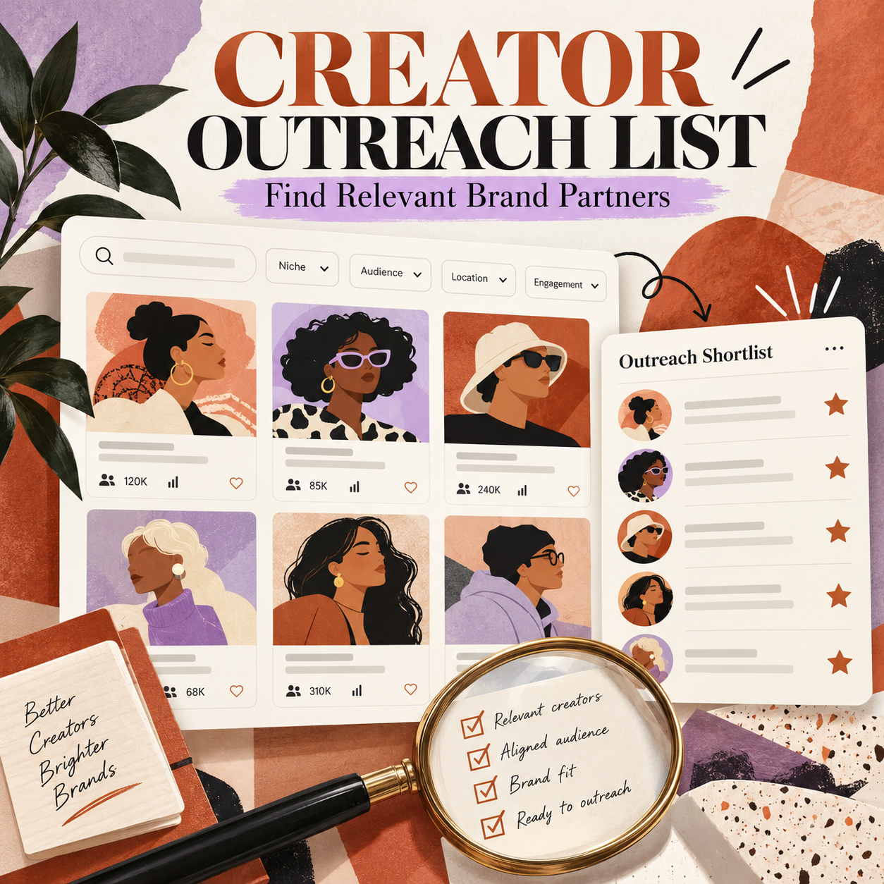 Influencer and Creator Outreach List: Find Relevant Creators for Your Brand