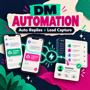 Business messaging automation with auto replies and lead capture