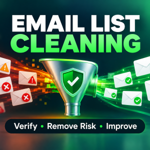 Email list cleaning and verification for invalid addresses