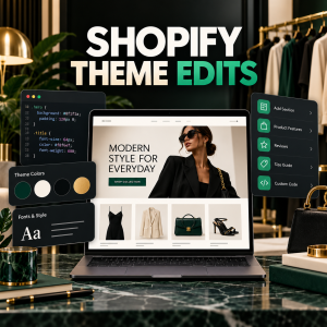 Shopify Custom Liquid, Theme Edits and App Integrations