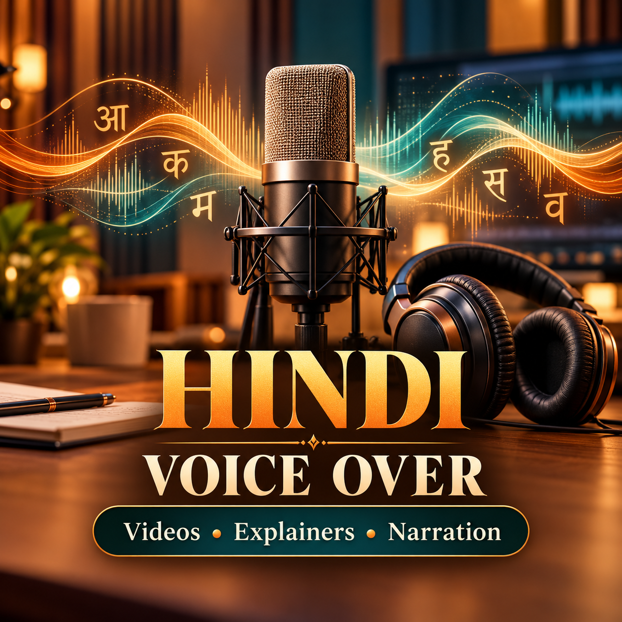 Hindi Voice Over and Narration: Natural Hindi Audio for Videos and Explainers