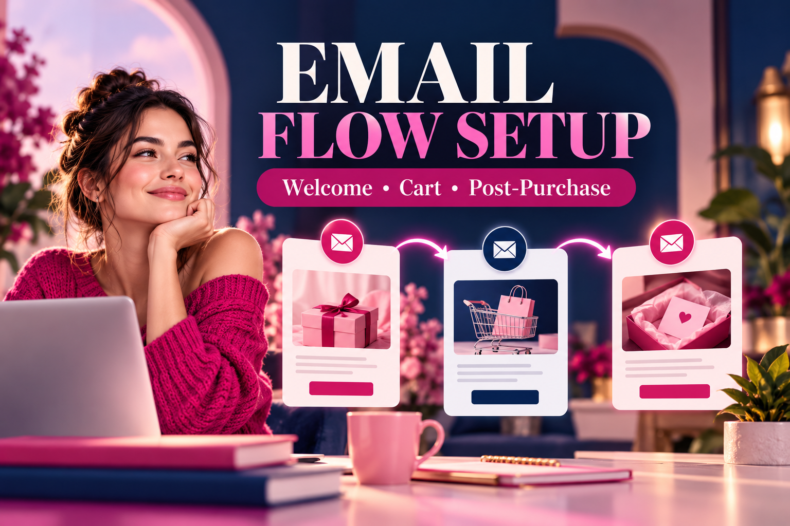 Klaviyo Email Flow Setup: Welcome, Abandoned Cart and Post-Purchase Automations