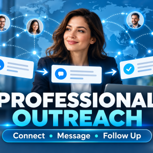 Professional outreach connection messages and follow-up sequences