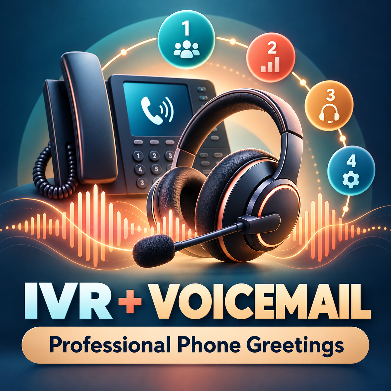 Phone System and IVR Greeting Recording: Professional Voicemail and On-Hold Messages