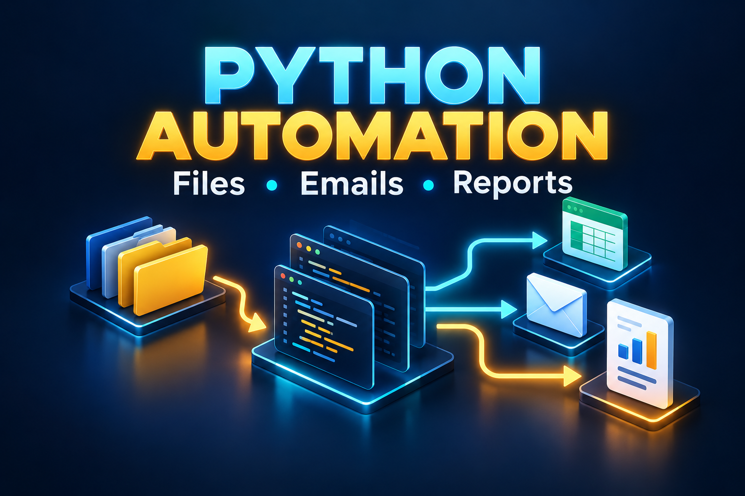 Custom Python Script for Automation: Files, Spreadsheets, Emails and Reports