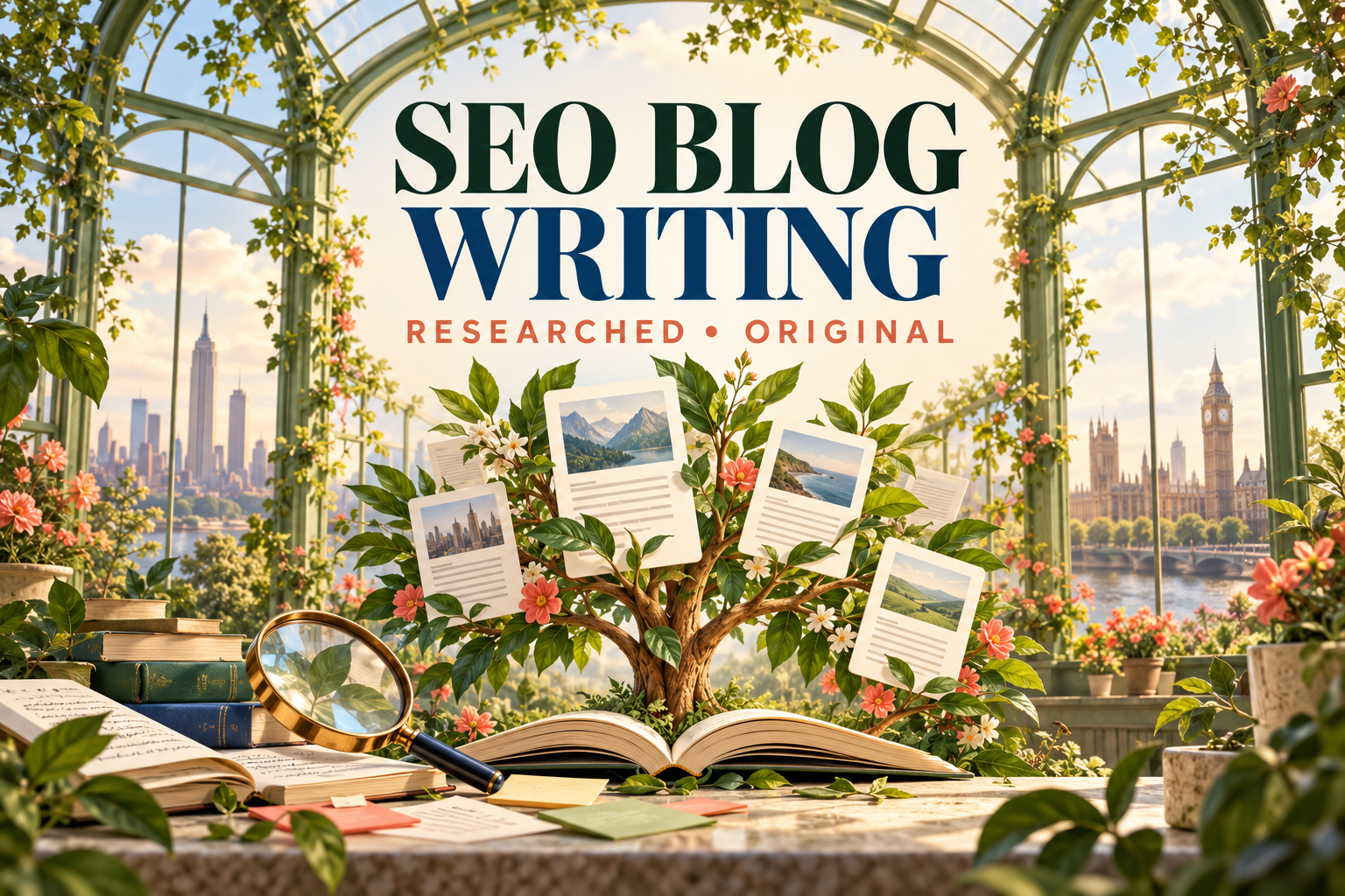SEO Blog Post Writing: Researched, Original Articles for US and UK Audiences