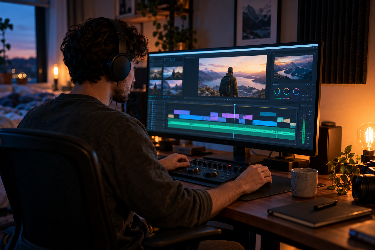 Video editing and captions service category