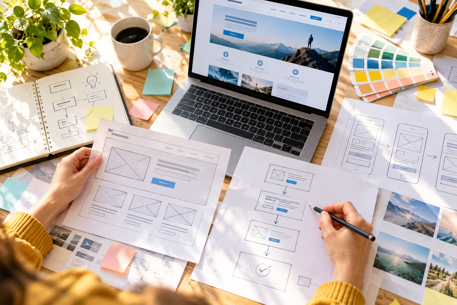 Website design and funnel setup service category