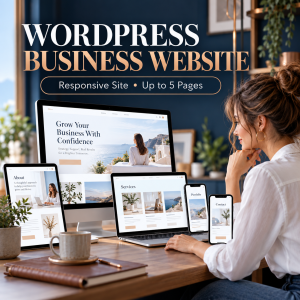 Responsive WordPress website design for small business