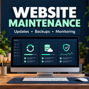 WordPress maintenance updates backups and monitoring
